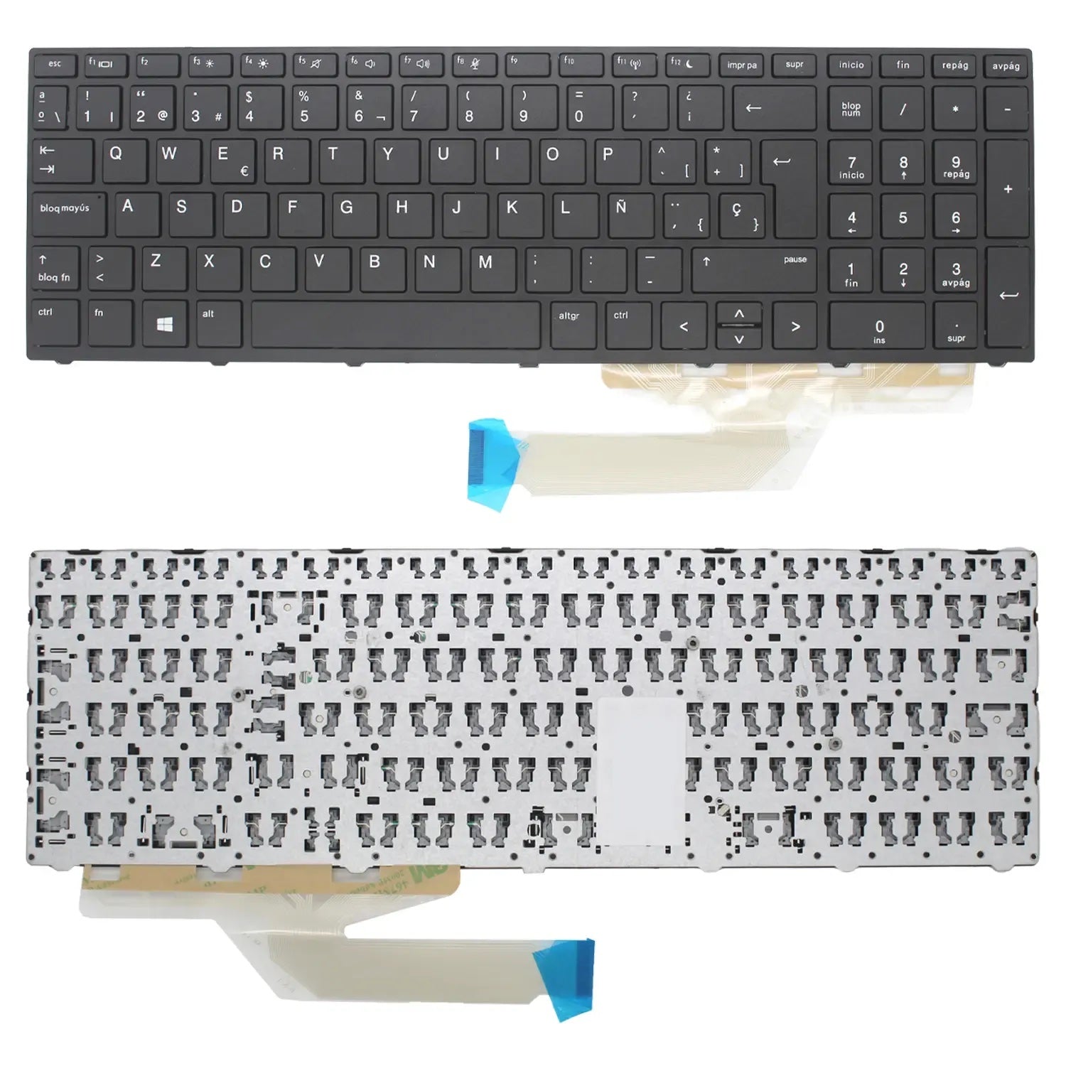 Teclado Para Portátil Hp Probook 450 G5 455 G5 470 G5 L01028-001 Negro Con Marco