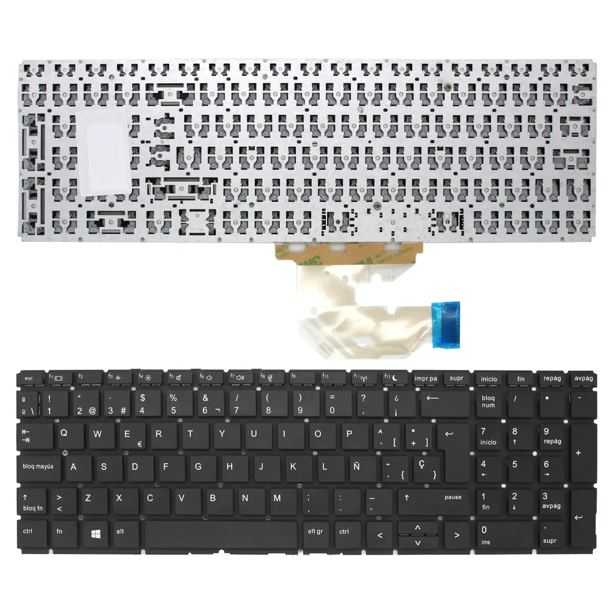 Teclado Para Portátil Hp Probook 450 G6 455 G6 450R G6 Negro
