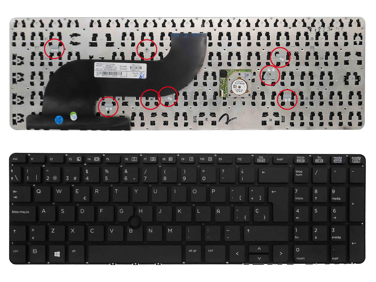 Teclado Para Portatil Hp Probook 650 G1 655 G1