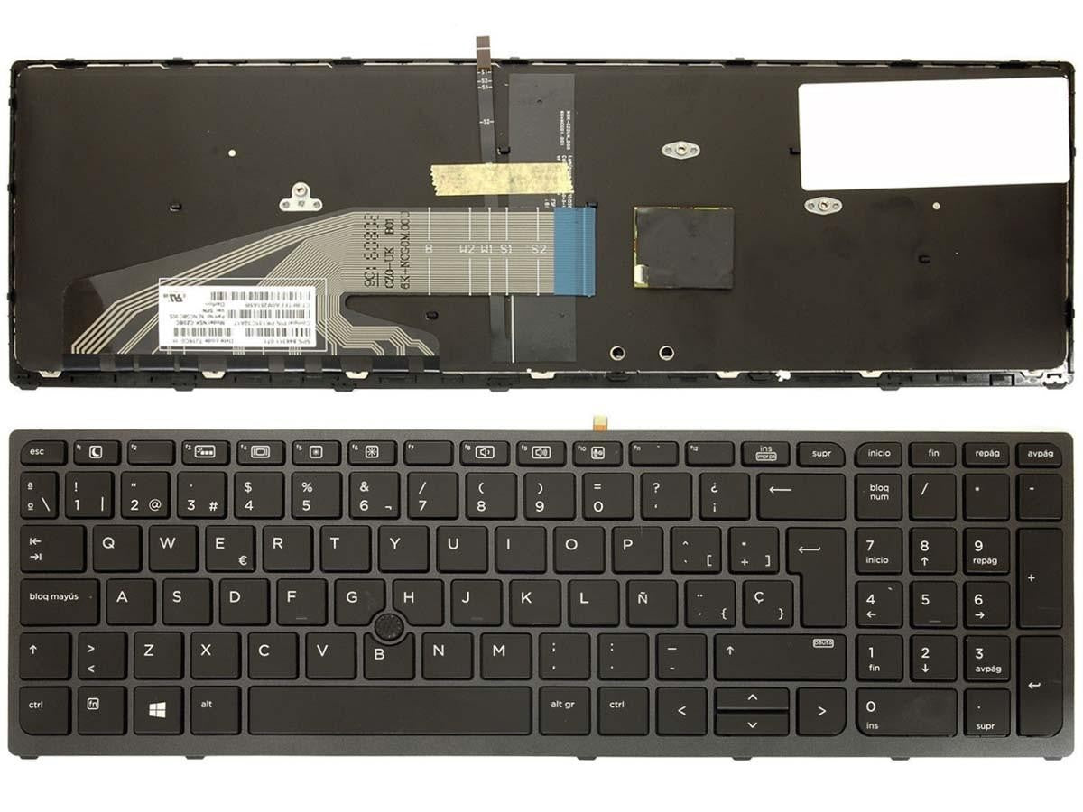 Teclado Retroiluminado Para Portátil Hp Zbook 15 G3