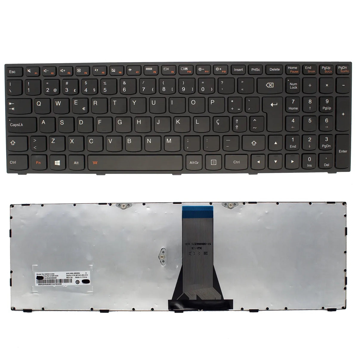Teclado Para Portátil Lenovo Ideapad G50-70 Z50-70 G50-30 Z50 B50-70 G500S G50-80 Portugués