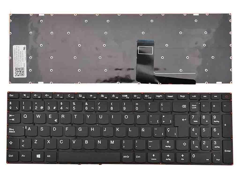 Teclado Para Portátil Lenovo Ideapad 110-15Acl 110-15Ast 110-15Ibr Negro