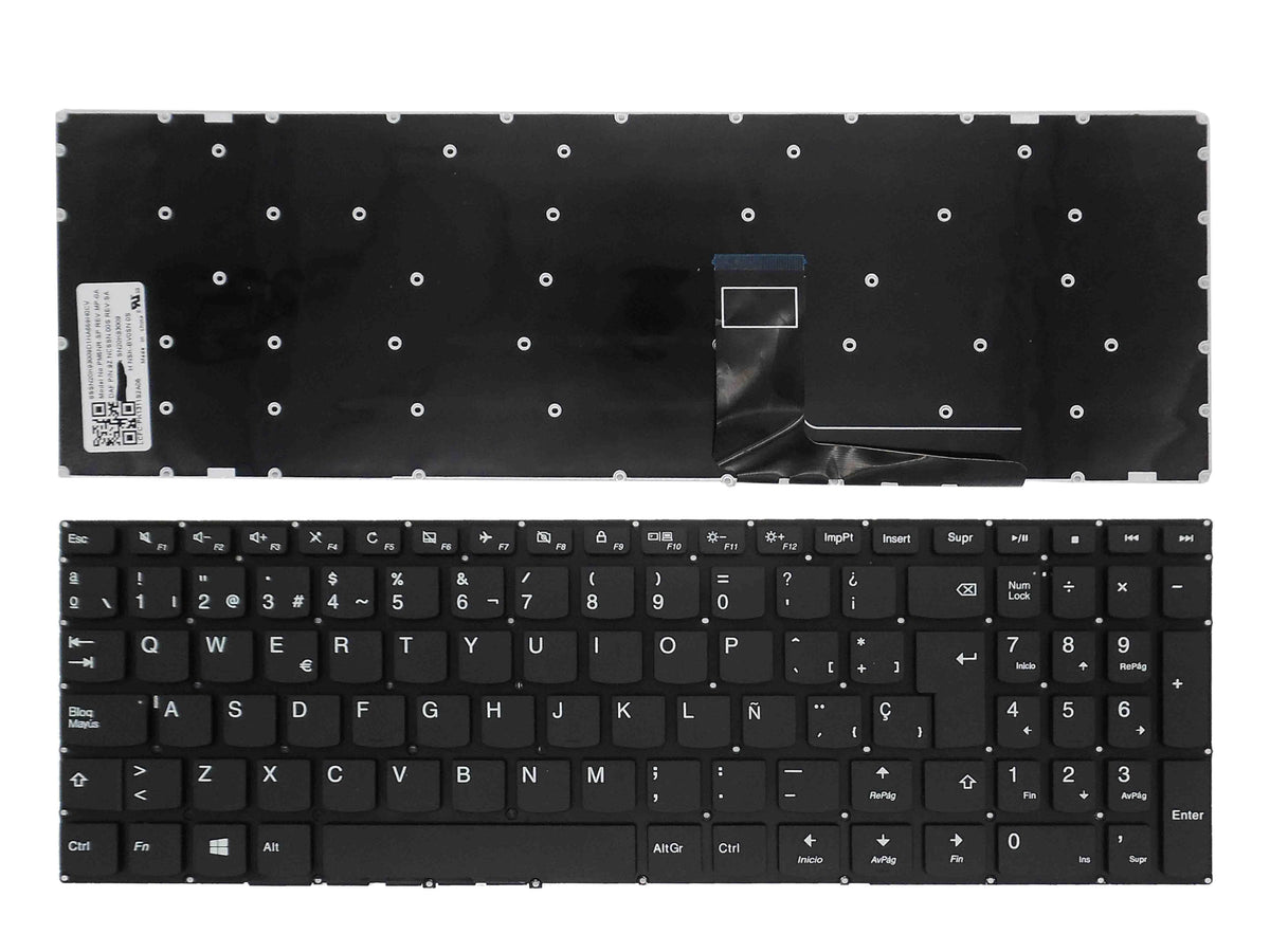Teclado Para Portátil Lenovo Ideapad 110-15Acl 110-15Ast Negro