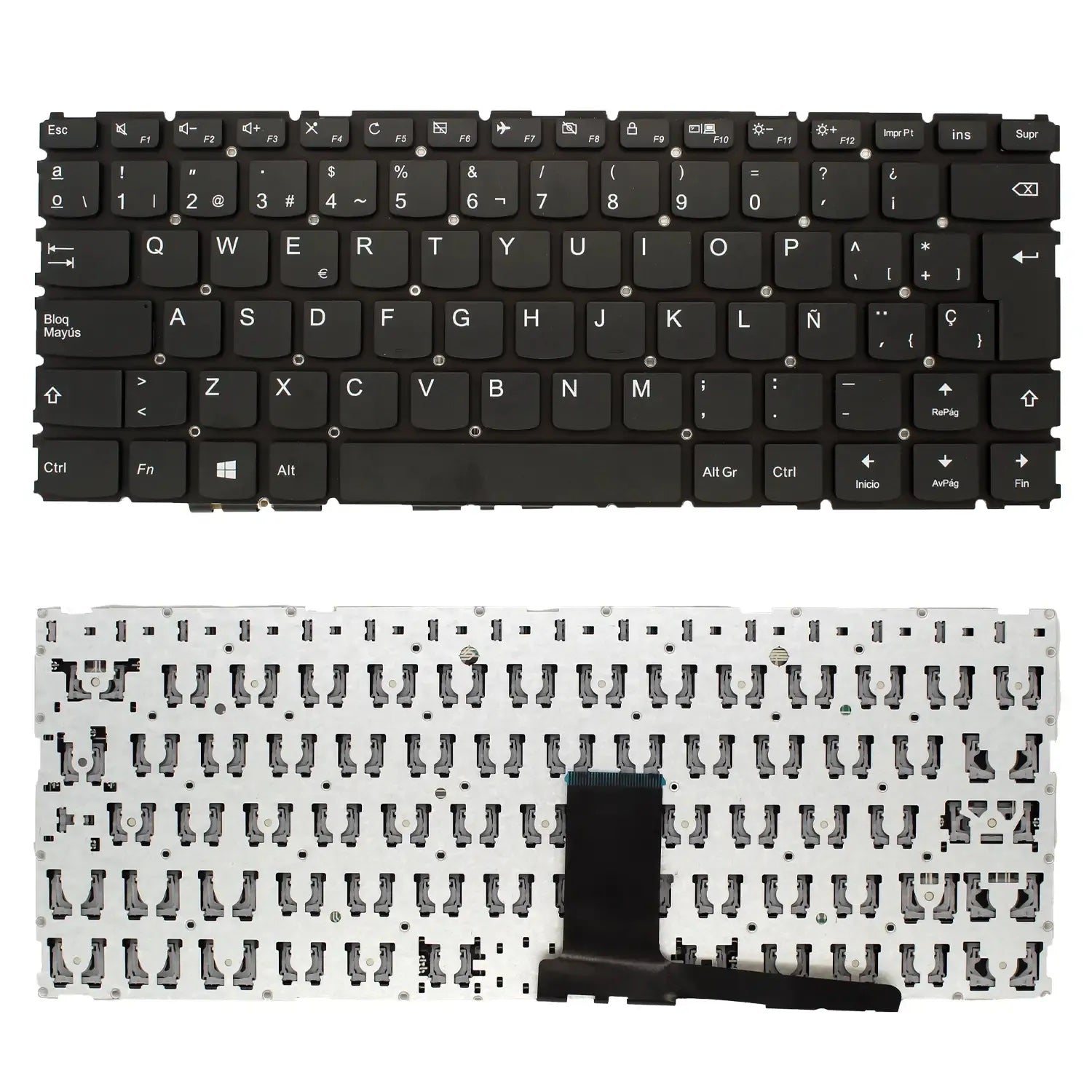 Teclado Para Portátil Lenovo Ideapad 310-14 Negro
