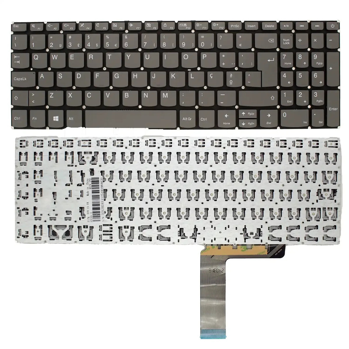 Teclado Para Portátil Lenovo Ideapad 320-15Abr 320-15Iap 320-15Ast Portugués