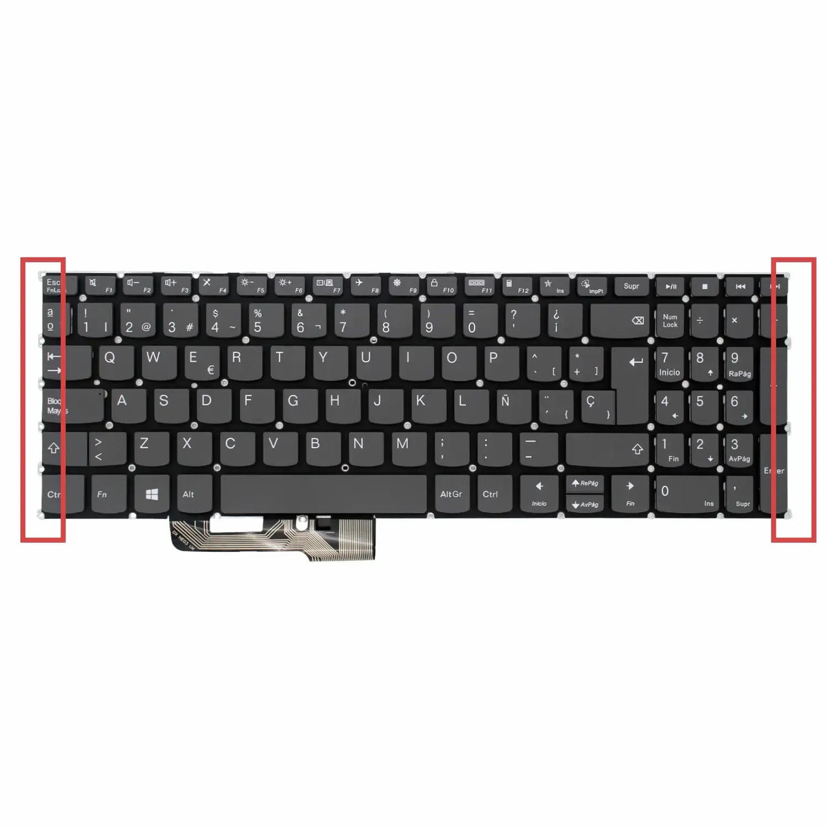 Teclado Para Portátil Lenovo Ideapad V15 G2-Itl Series