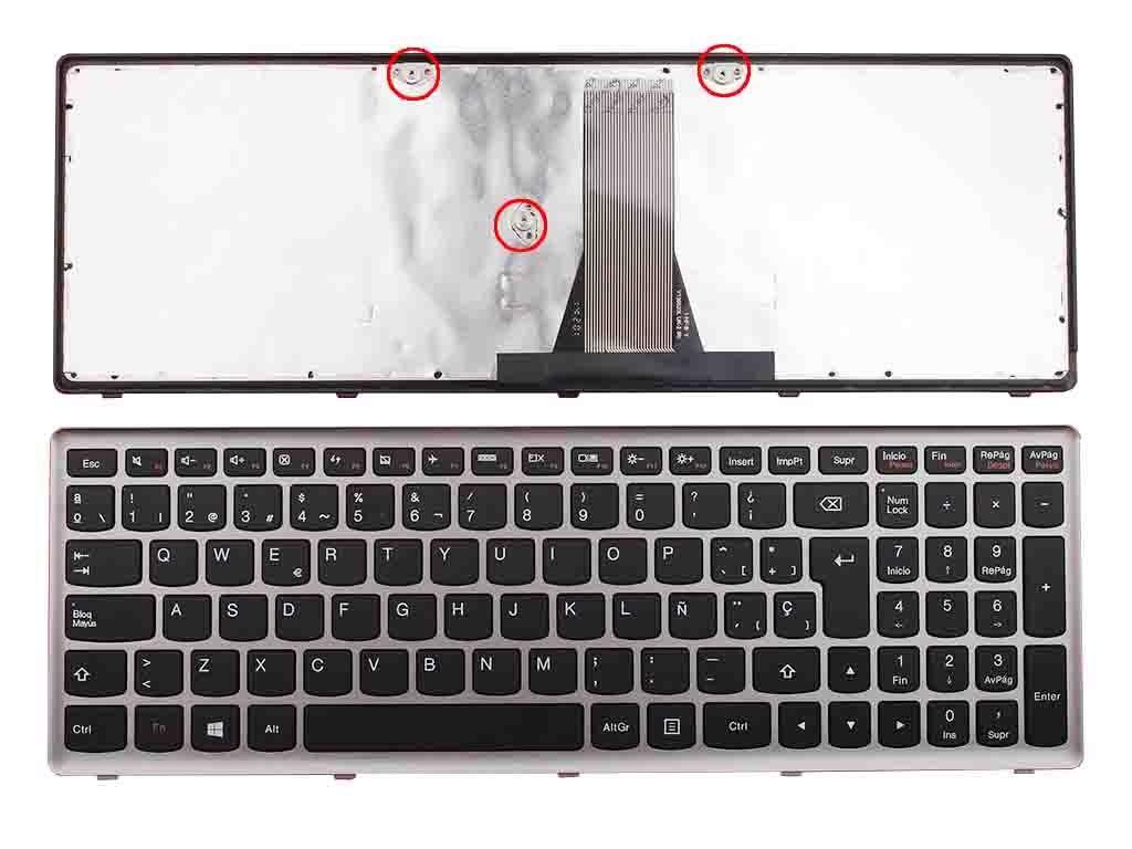 Teclado Para Portátil Lenovo Ideapad Z510 S510P S500 Z50-70 Z50-75