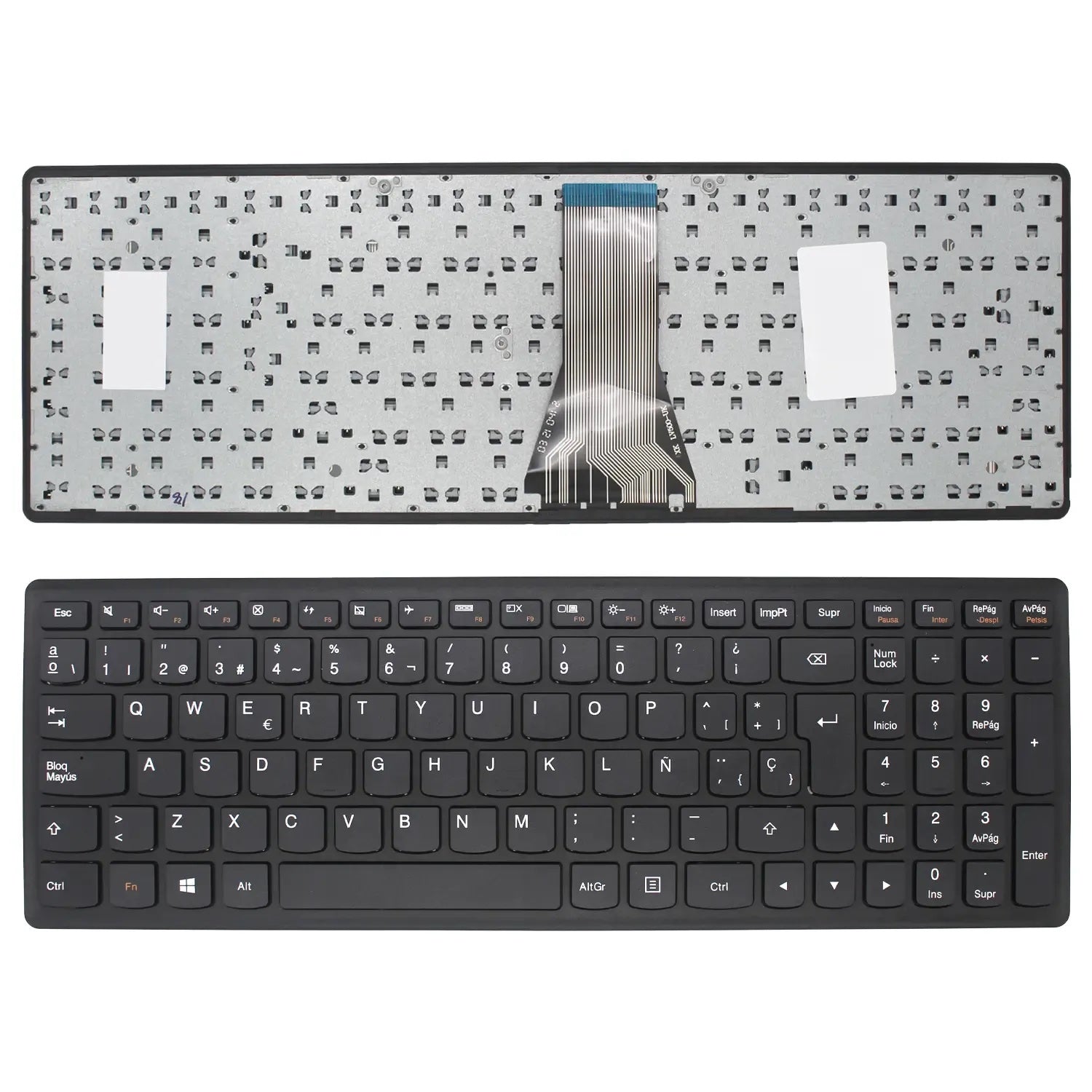 Teclado Para Portátil Lenovo S500 Flex 15 Negro
