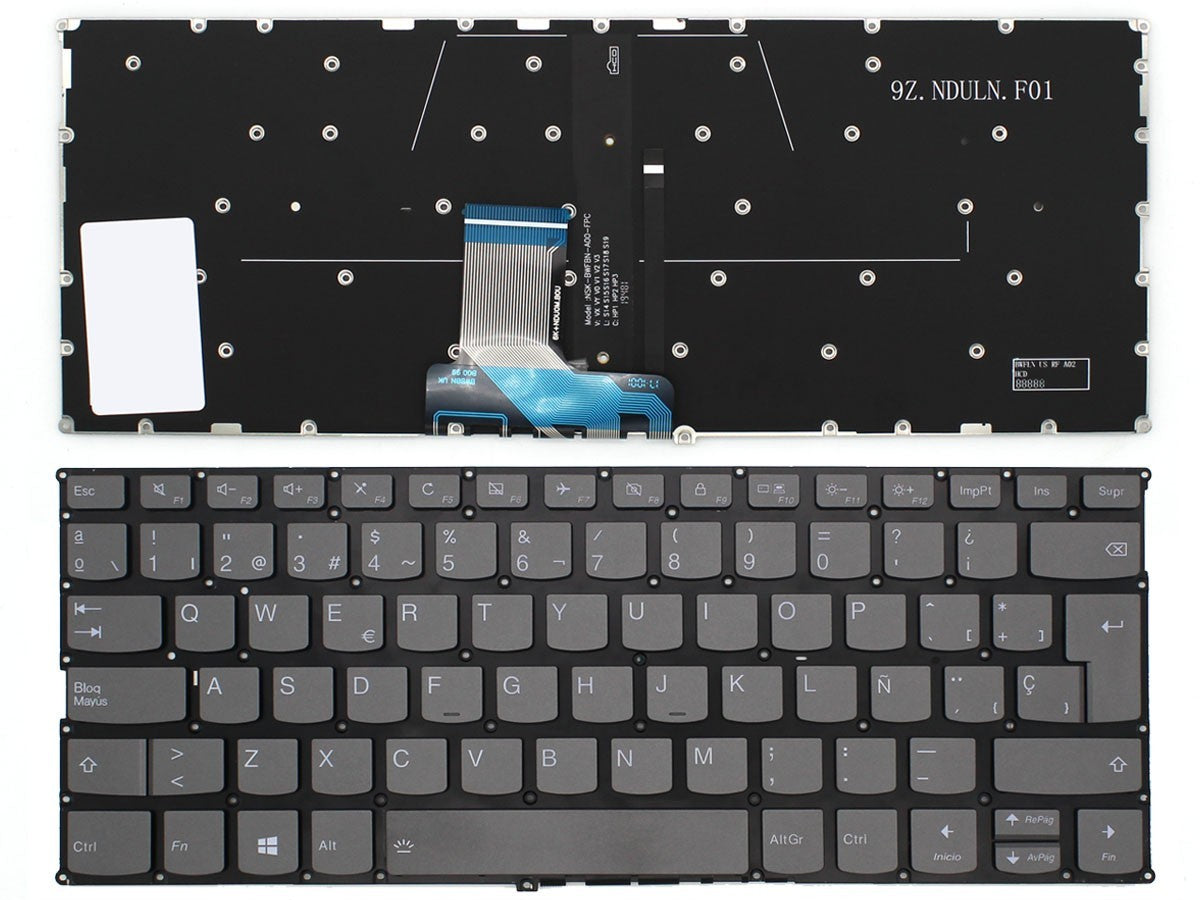 Teclado Retroiluminado Para Portátil Lenovo Yoga 720-13Ikb 720-13Isk 720-13Ibr