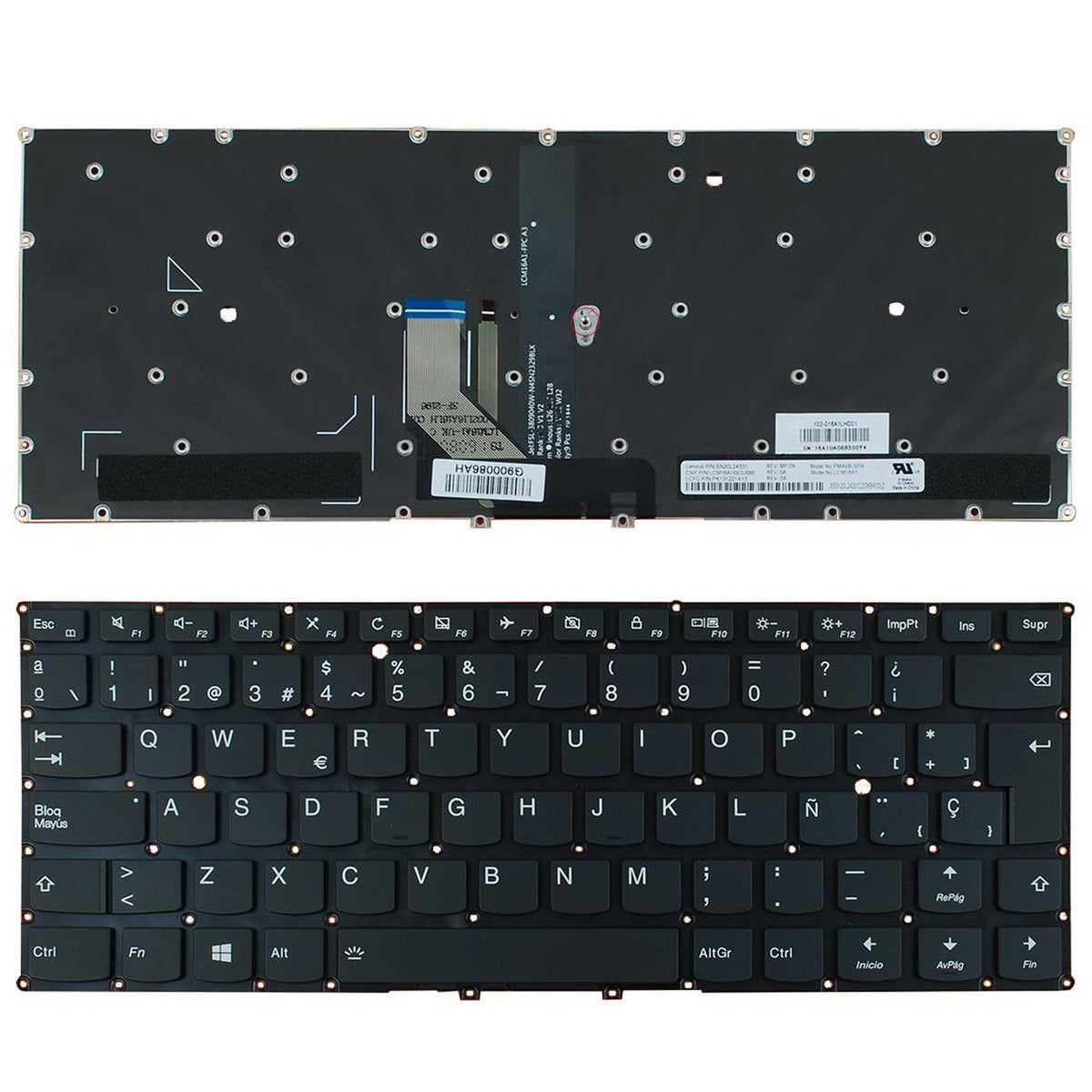 Teclado Para Portátil Lenovo Yoga 910-13Ikb Yoga 5 Pro