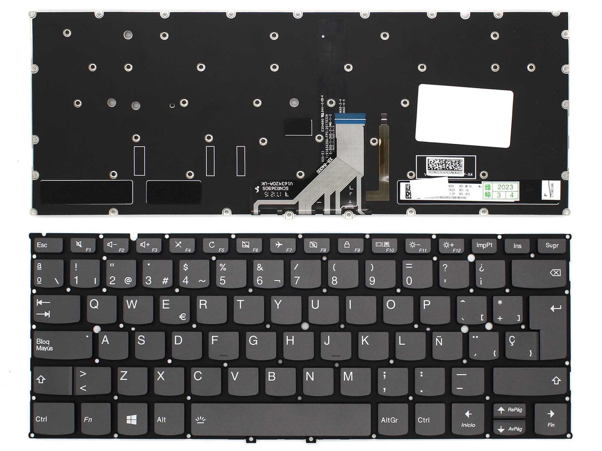 Teclado Retroiluminado Para Portátil Lenovo Yoga 920-13Ikb Yoga 6 Pro