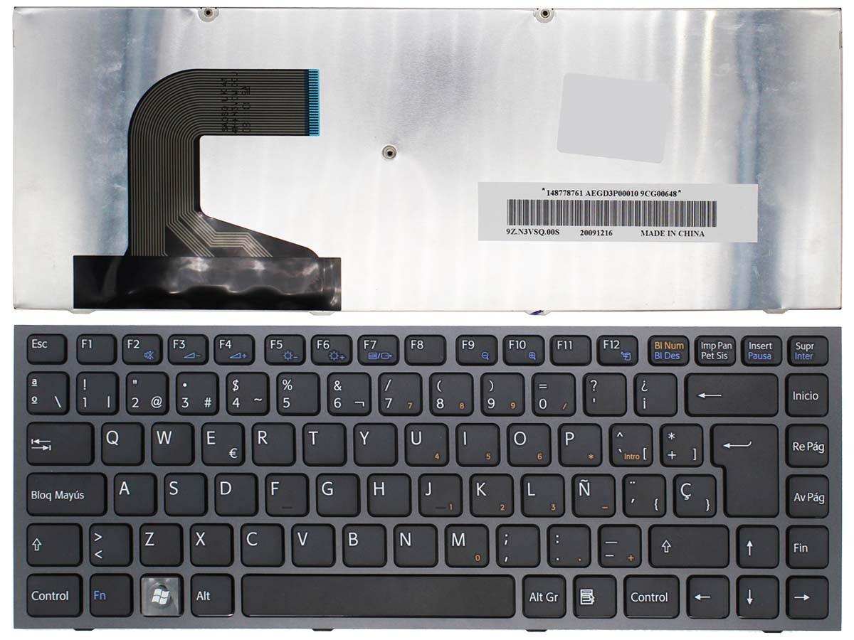 Teclado Para Portátil Sony Vaio Vpc-S Negro Nsk-Sa5Sq 0S 9Z.N3Vsq.50S Aegd3P00020 148778251