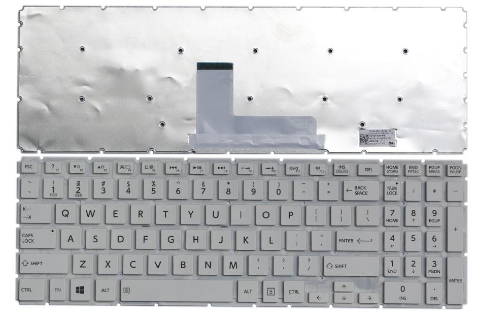 Teclado Para Portátil Toshiba Satellite L55-B L55D-B L55Dt-B L55T-B Nsk-V91Sq Aebliu00120 9Z.Nbcsq.101 Blanco