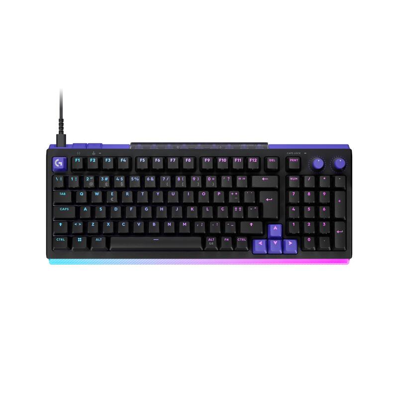 Teclado Portugués Logitech G512 X 98 Magnético Compacto Con Switches Dual Swap Y Rgb Lightsync