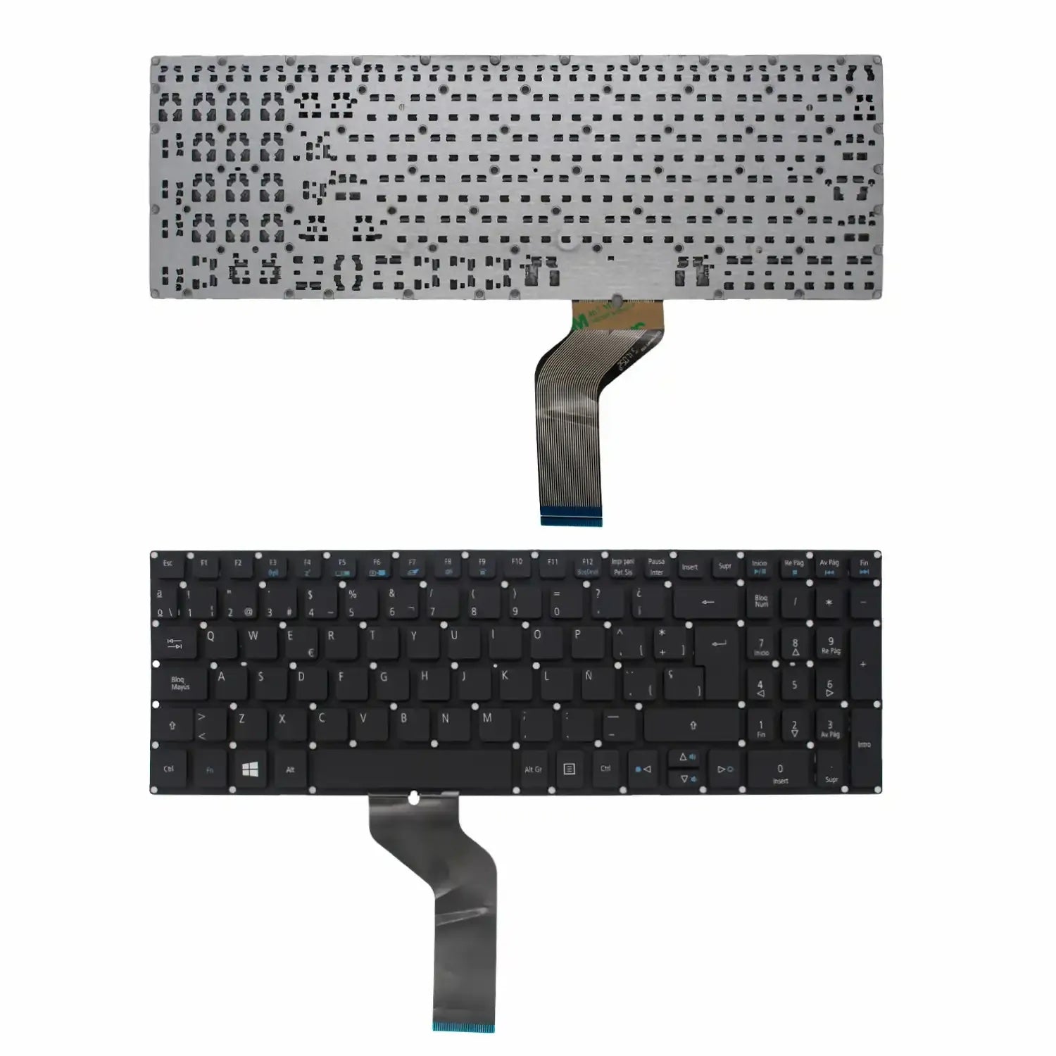 Teclado Retroiluminado Para Portátil Acer Spin 3 Sp315-51-54Mw