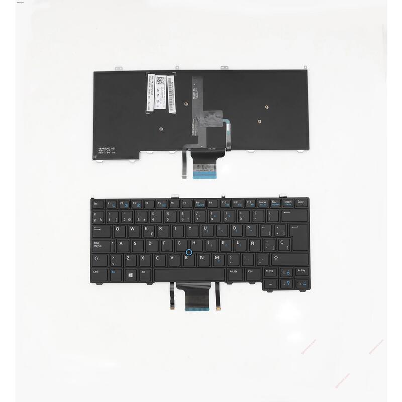 Teclado Retroiluminado Para Portátil Dell Latitude E7440 E7420 E7240 Negro
