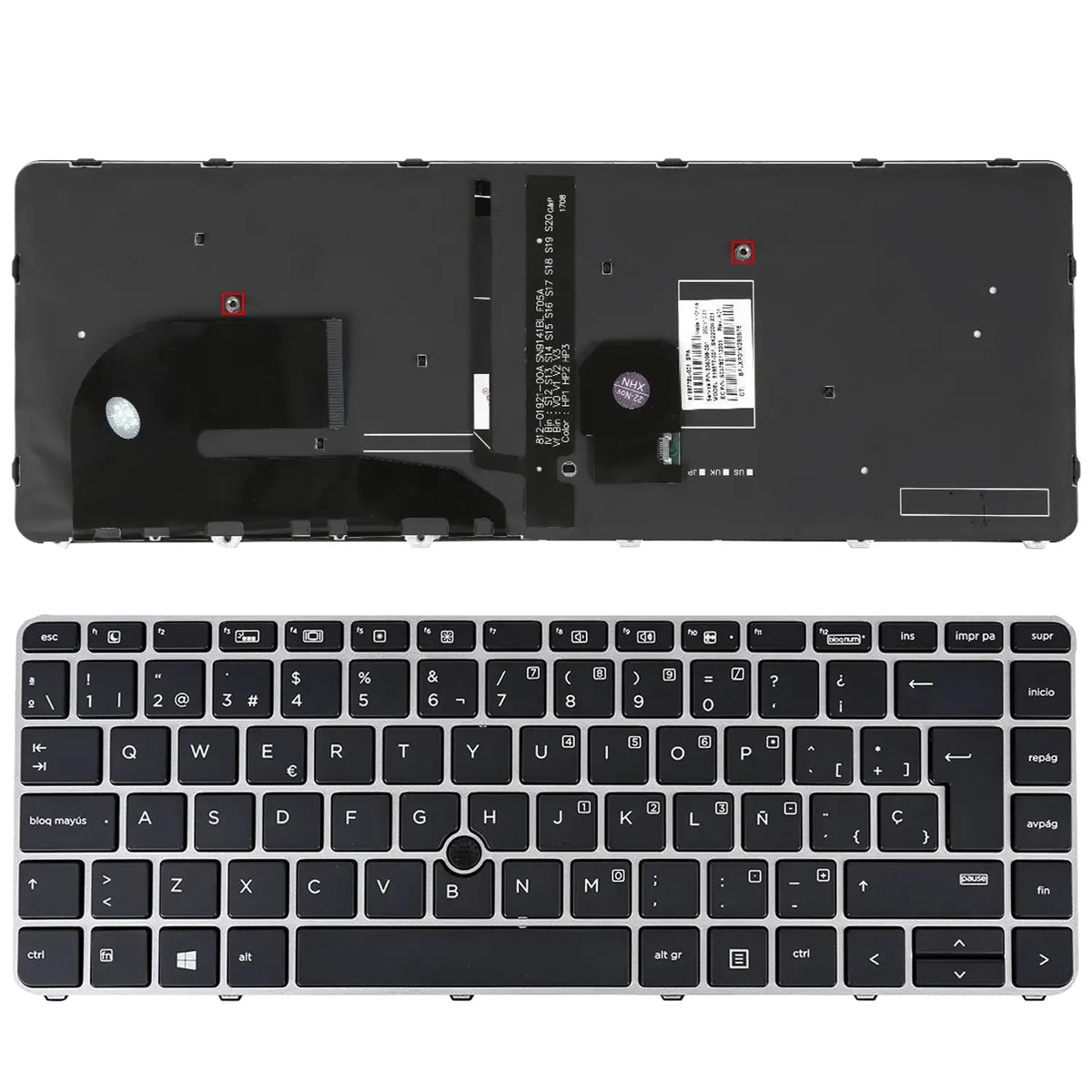 Teclado Retroiluminado Para Portátil Hp 836308-071