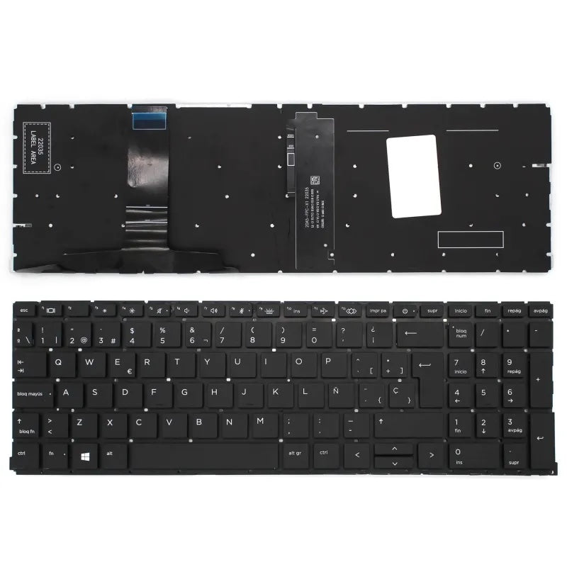 Teclado Retroiluminado Para Portátil Hp Zbook Power 15.6" G7 G8 G9