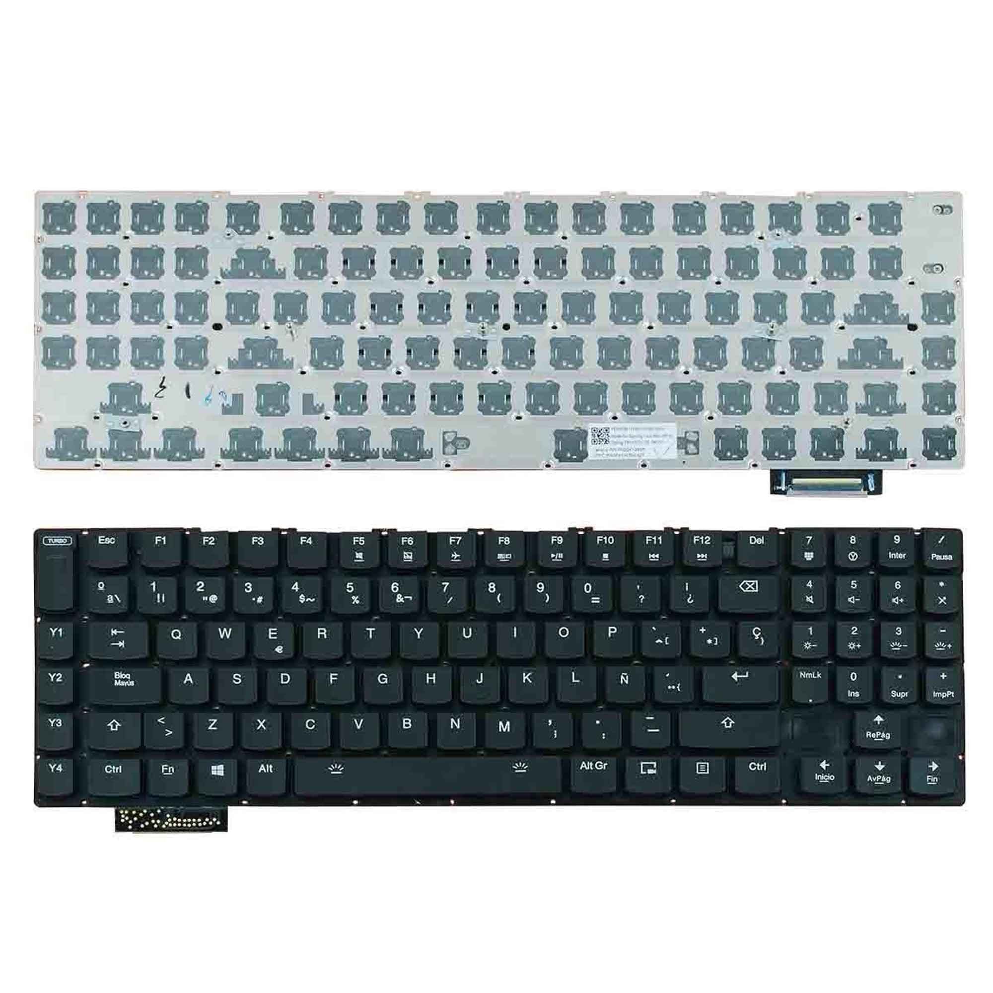 Teclado Gaming Retroiluminado Para Portátil Lenovo Ideapad Y900-17Isk Y910-17Isk Y920-17Ikb Negro Sin Marco