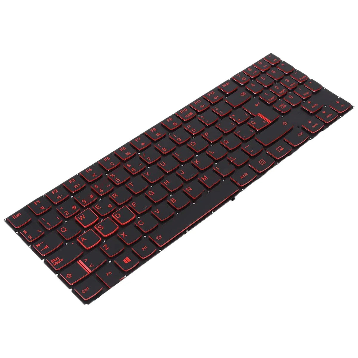 Teclado Retroiluminado En Rojo Para Portátil Lenovo Legion Y530 Y530-15Ich Y7000P-1060