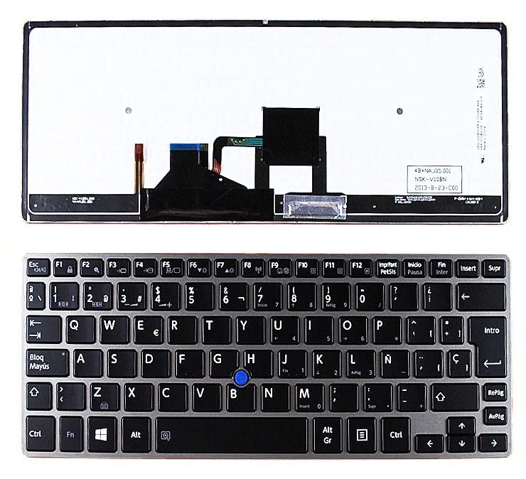 Teclado Retroiluminado Para Portátil Toshiba Portege Z30 Z30-A Z30-C