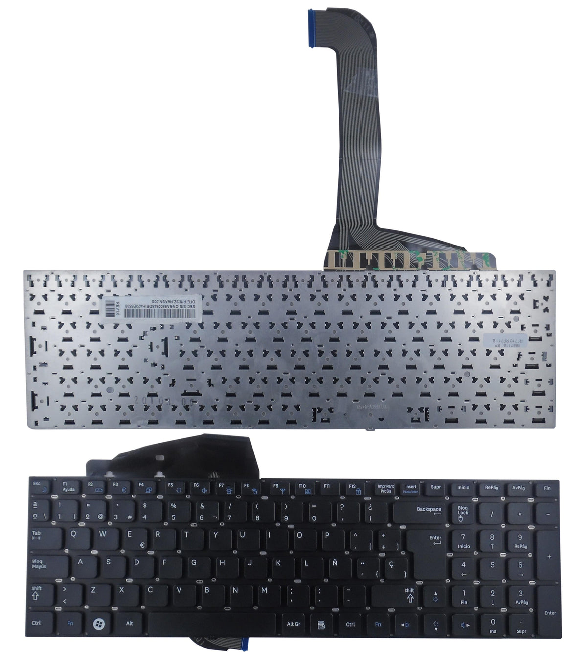 Teclado Para Portátil Samsung Rf710 Rf711 9Z.N6Asn.00S Md0Sn Cnba5902848Dbih