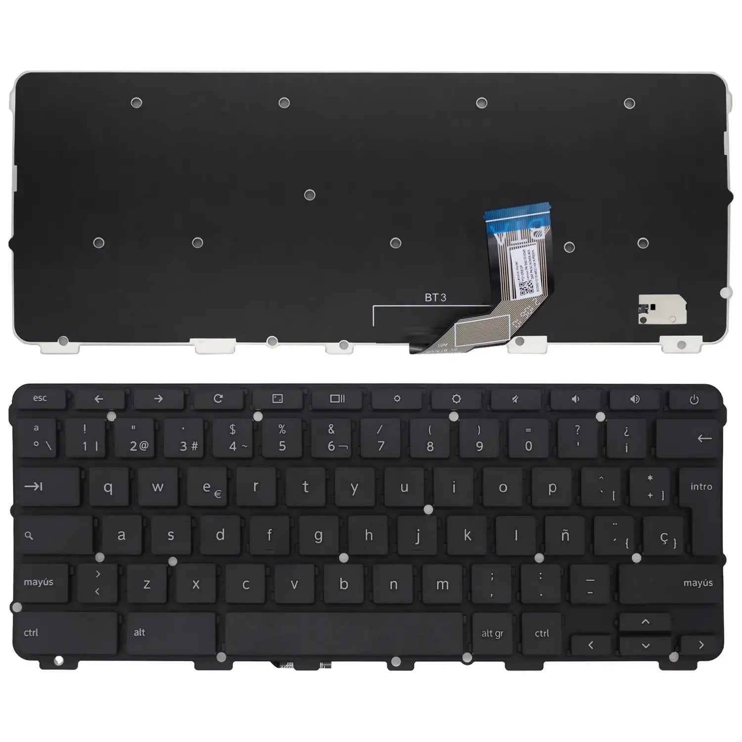 Teclado Para Portátil Lenovo N24 100E 300E Sn21D10345 9Z.Ncnsn.A0S Negro