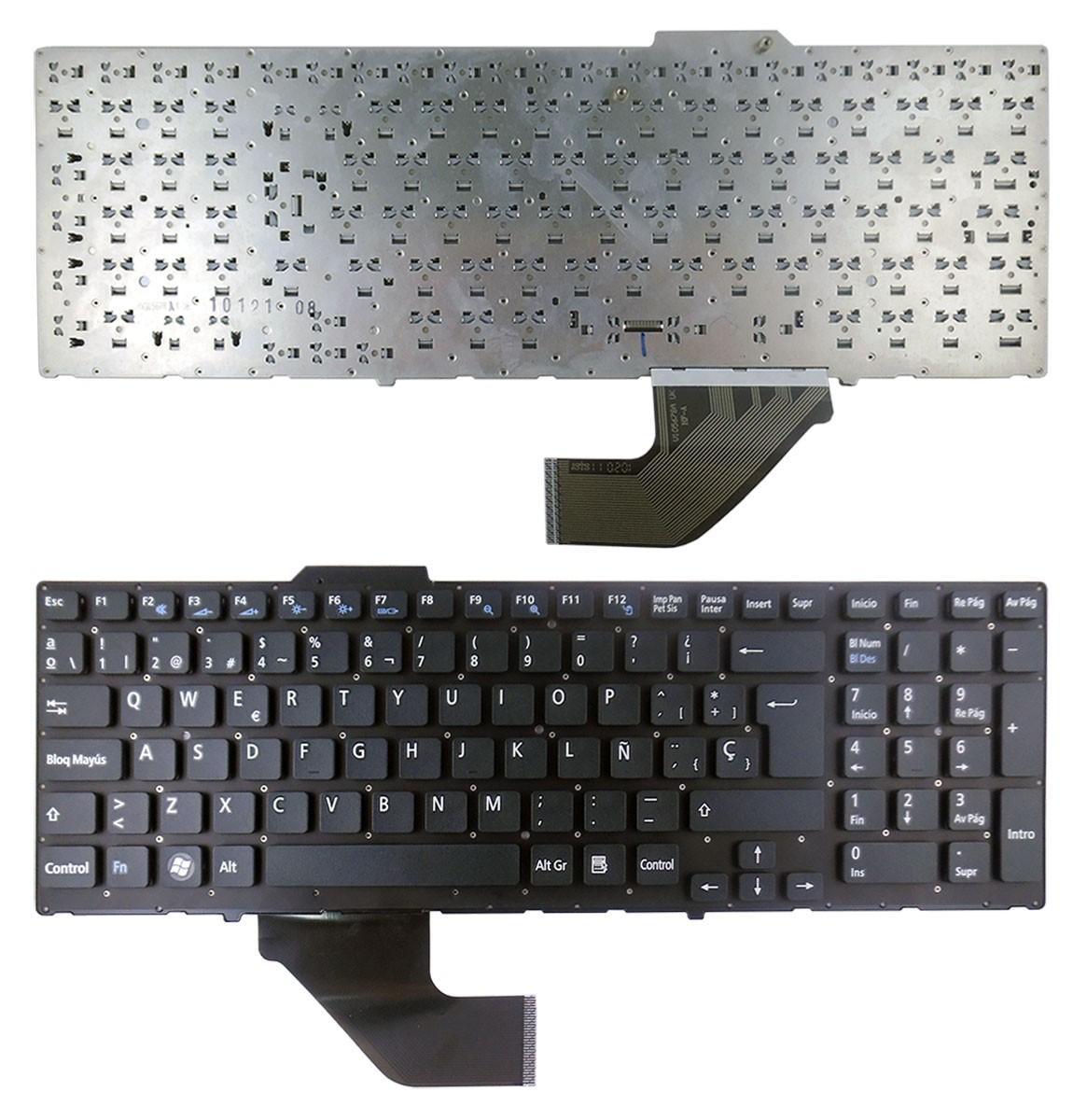 Teclado Para Portátil Sony Vaio Vpcf Vpcf11 Vpcf12 Vpcf13 148781611 V105678A