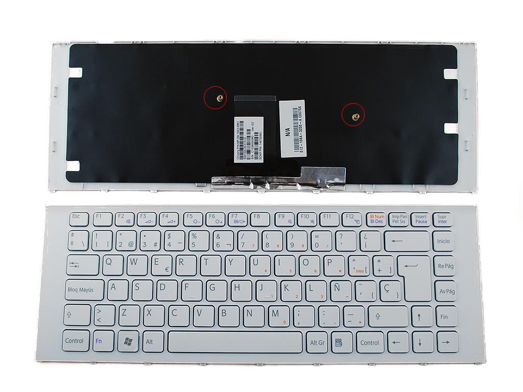 Teclado Para Portátil Sony Vaio Vpc-Ea Blanco