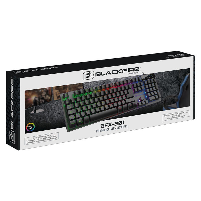 Teclado Steel Retroiluminado Bfx-201