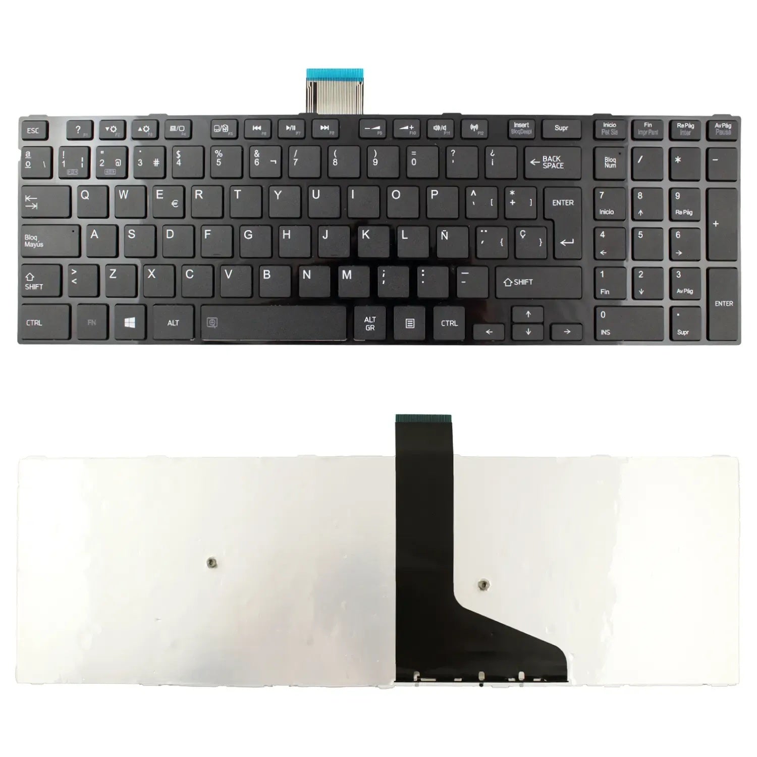 Teclado Para Portátil Toshiba Satellite S50-A S50D-A S50Dt-A S50T-A S55-A Negro