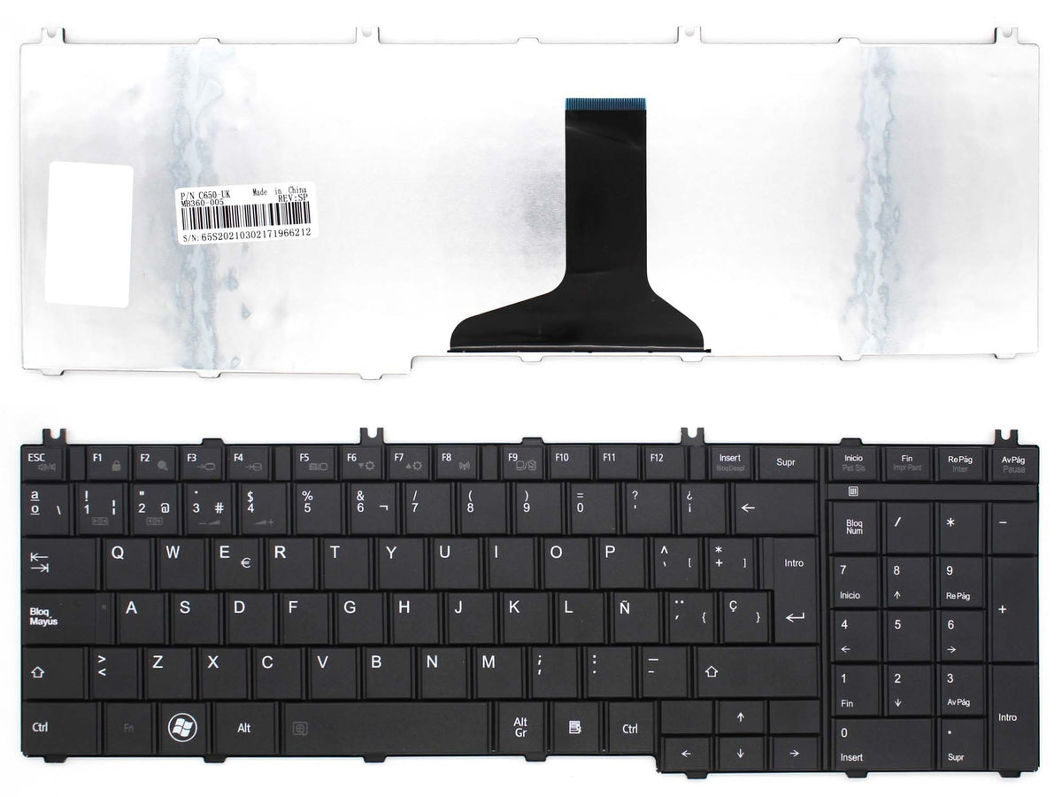 Teclado Para Portátil Toshiba Satellite L755-16M L755-18E L755-1Hw Mp-09M86E06920