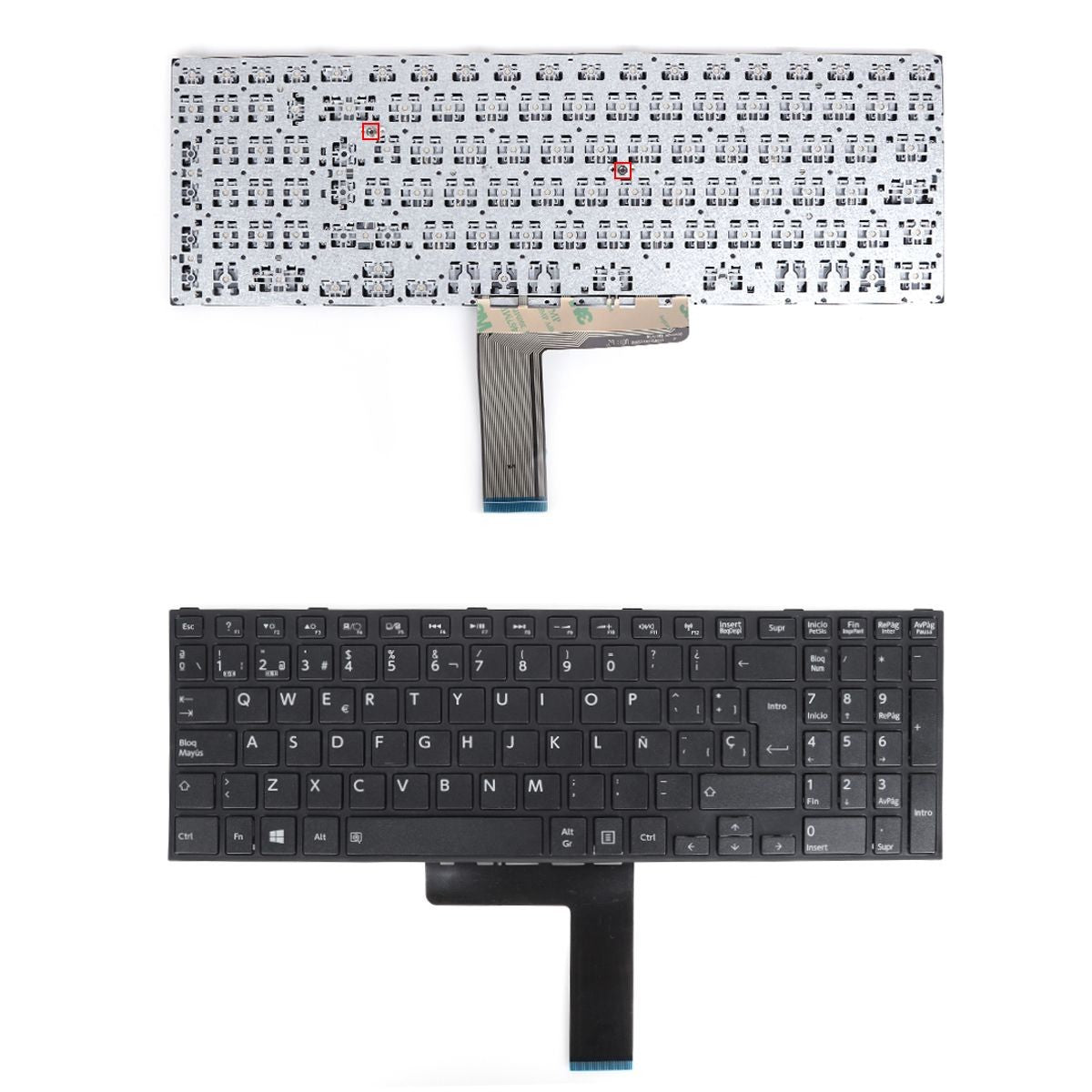 Teclado Para Portátil Toshiba Satellite Pro C50-J C50-E C50-G C50D-B C50-H Negro