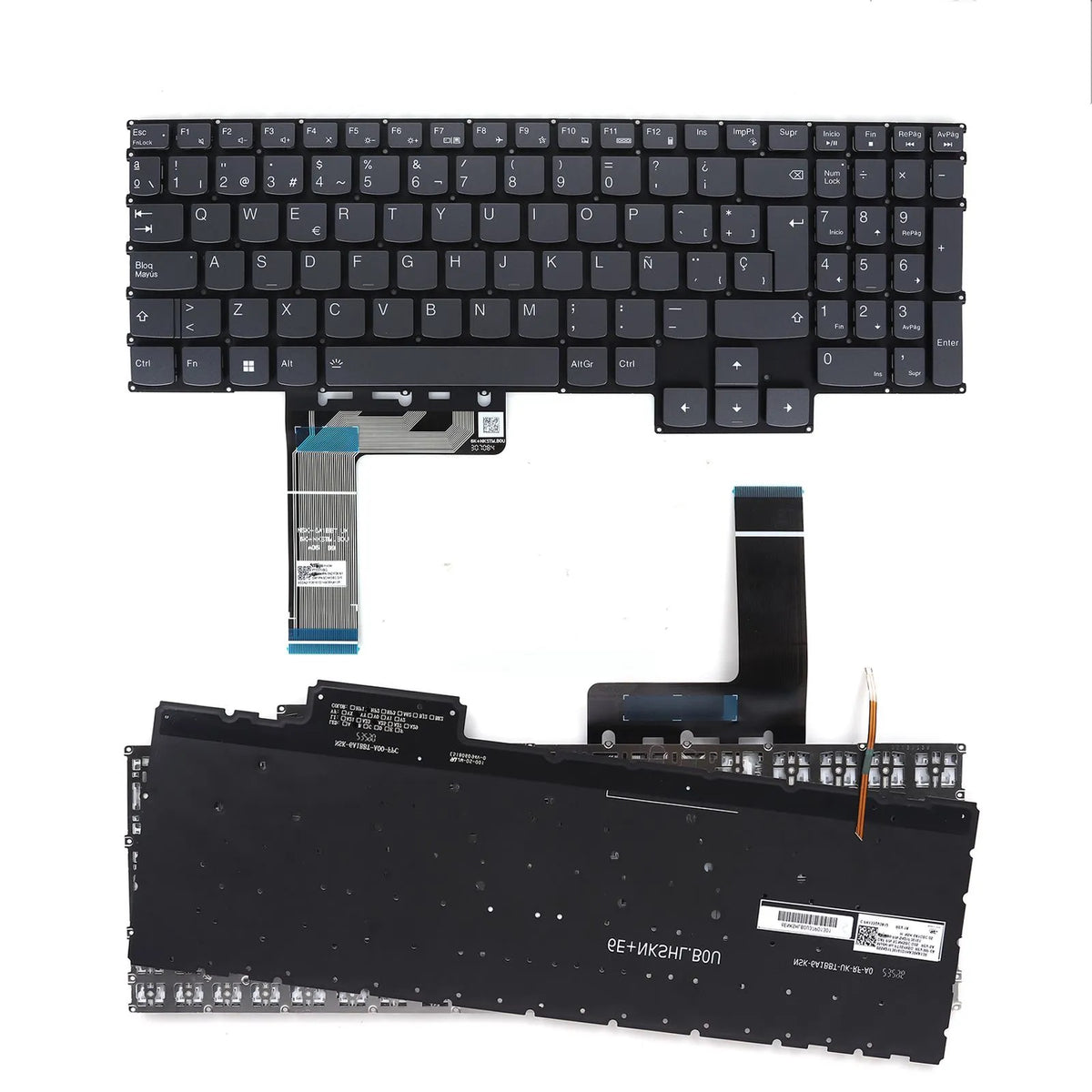 Teclado Trasera Retroiluminado Para Lenovo Ideapad Gaming 3 15Arh7 15Iah7 | 9Z.Nksbc.G0S
