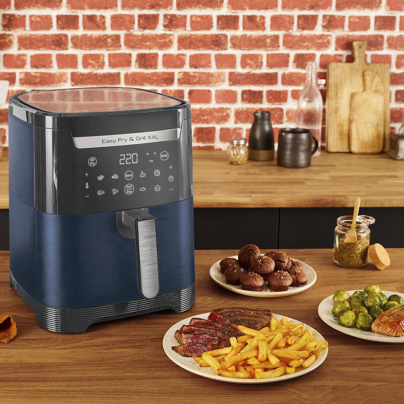 Tefal Ey8014 Easy Fry And Grill Xxl, Blue
