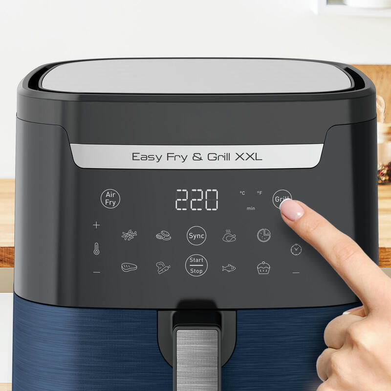 Tefal Ey8014 Easy Fry And Grill Xxl, Blue