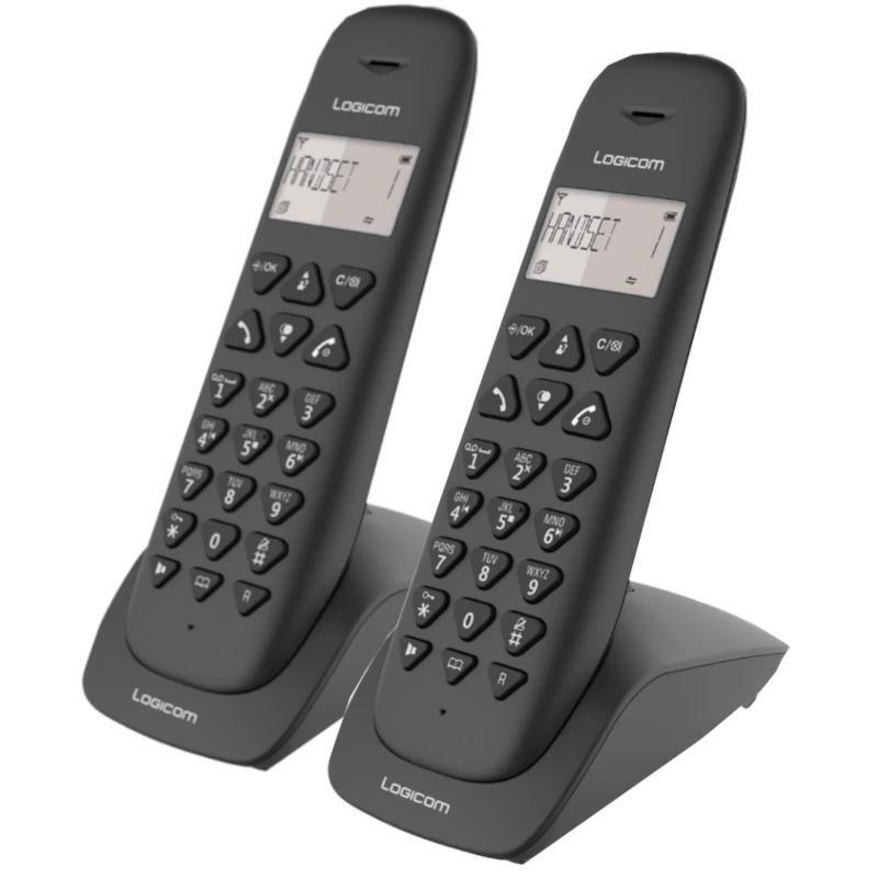 Telefono Logicom Dect Vega 250 Negro Duo
