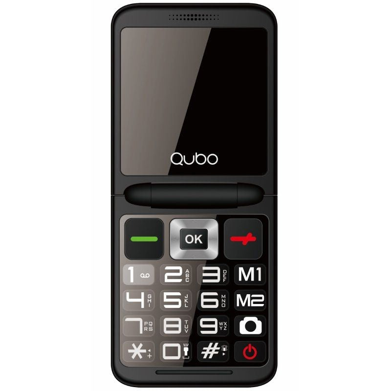 Teléfono Móvil Qubo X-10 Para Personas Mayores Negro