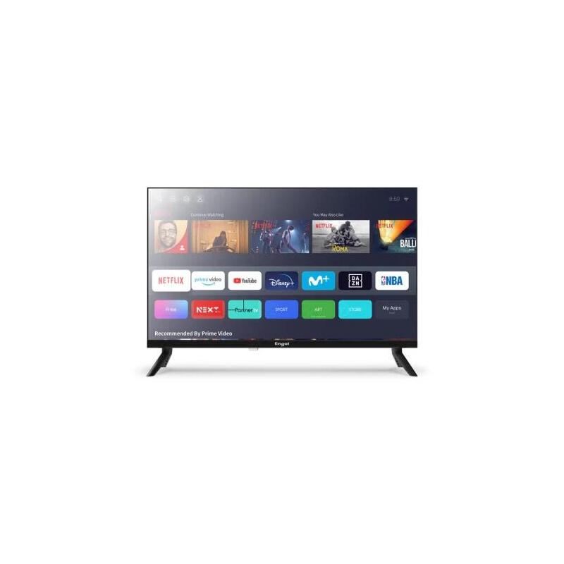 Televisor Engel  24"-Tdt2/C/S - Hd -Smartv Netflix/Amazon. Modo Hospitality