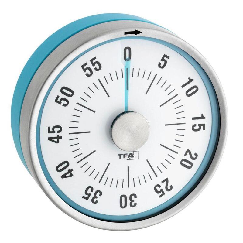 Temporizador De Cocina Analógico Tfa Temporizador Puck/Reloj De Cocina (Turquesa) 38.1028.20