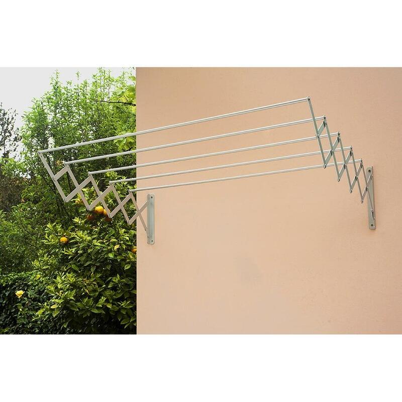 Tendedero Acero Epoxi De 120cm Blanco