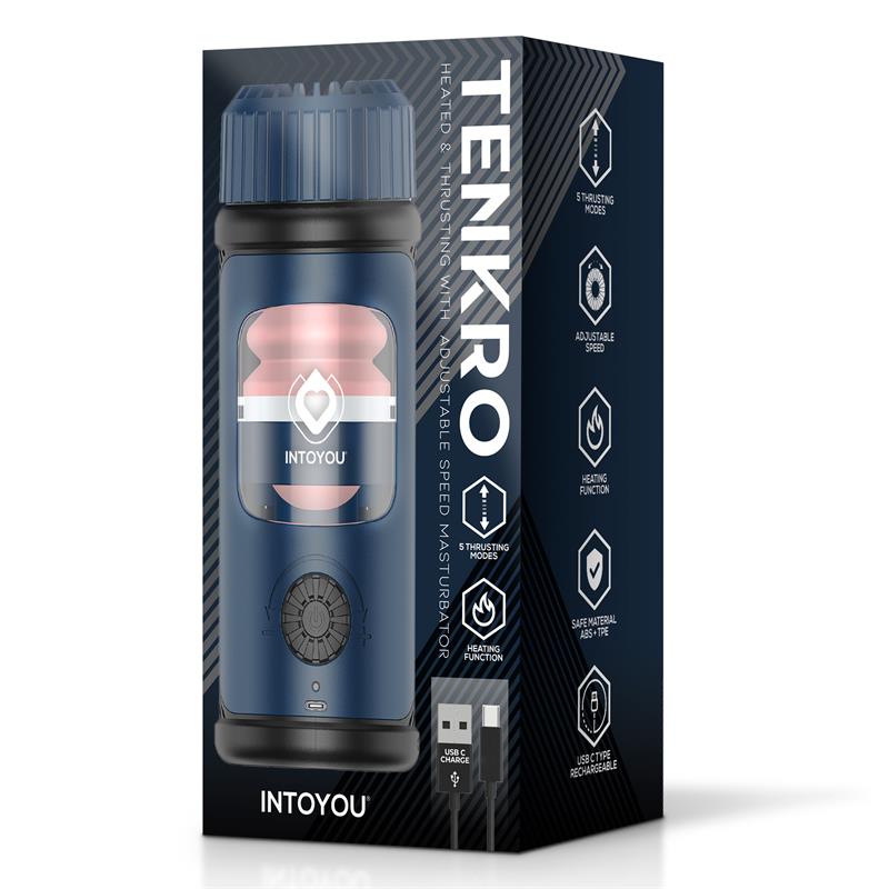 Tenkro Masturbador Con Thrusting Y Calor Usb-C