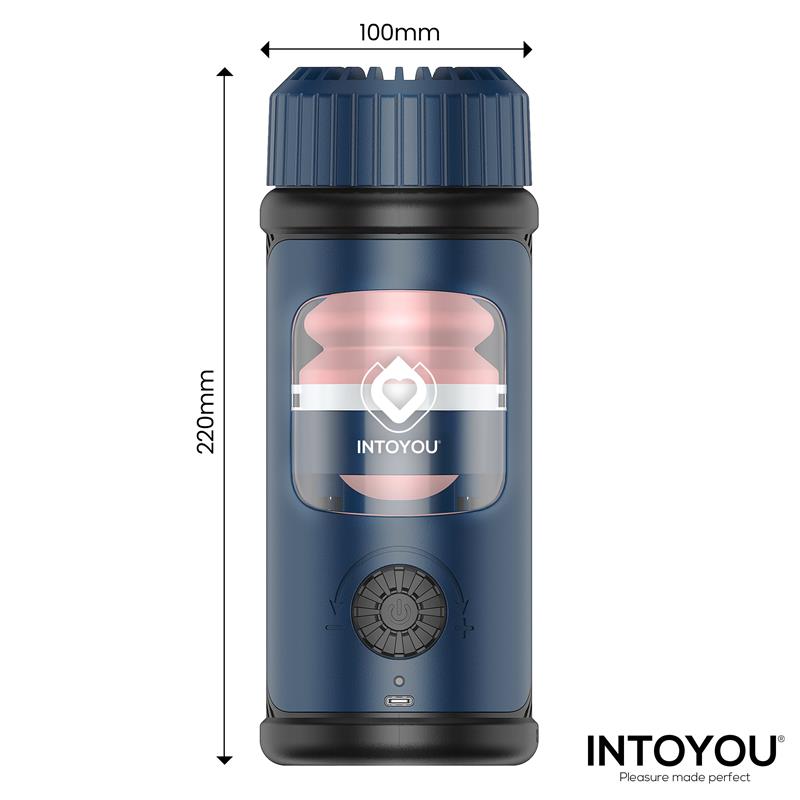Tenkro Masturbador Con Thrusting Y Calor Usb-C
