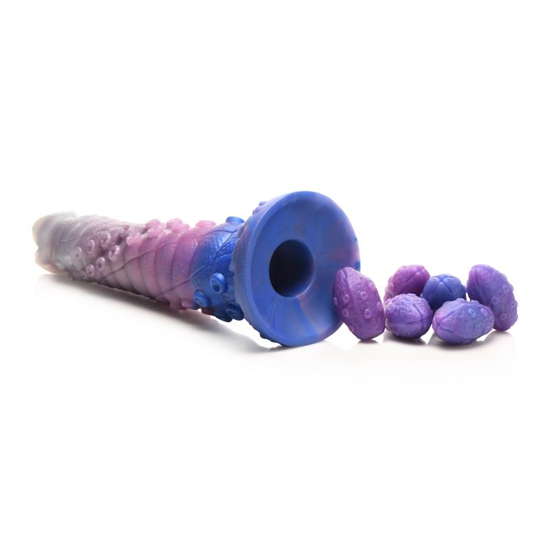 Tenta-Queen Dildo Ovipositor Con 6 Huevos