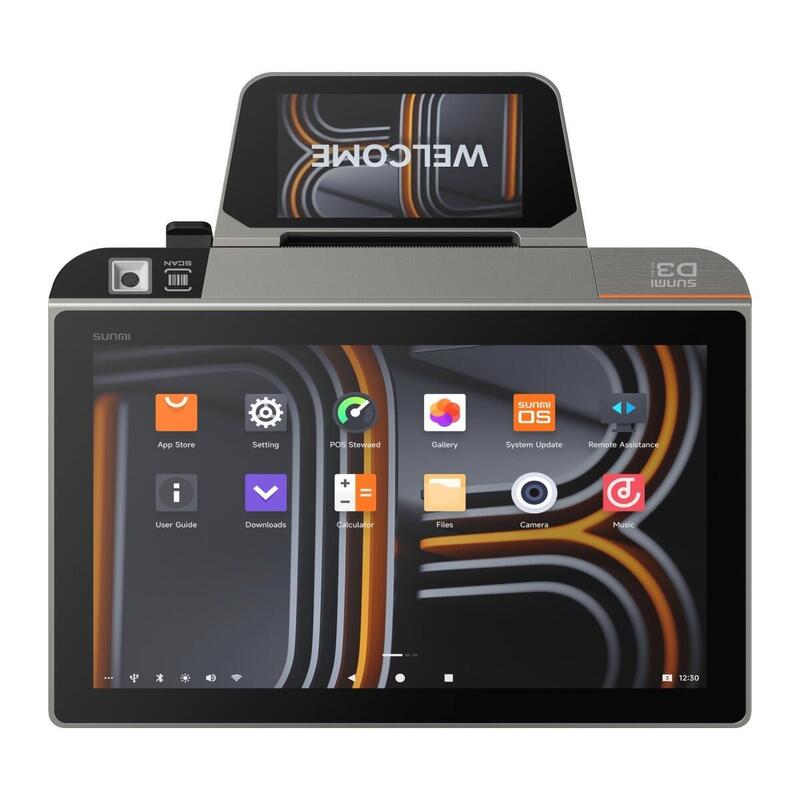 Terminal D3 Mini Gms, Android 13, 10.1+4 Cali, 3/32gb, 1 Mp Camera, 4g, Finger Sensor, 80 Mm Printer, Scanner