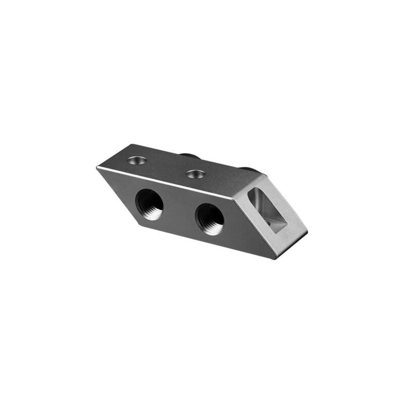 Terminal Thermal Grizzly Deltamate, Refrigeración Por Agua Plateada, Para Bloque Gpu Deltamate Tg-Dm-Acc-001