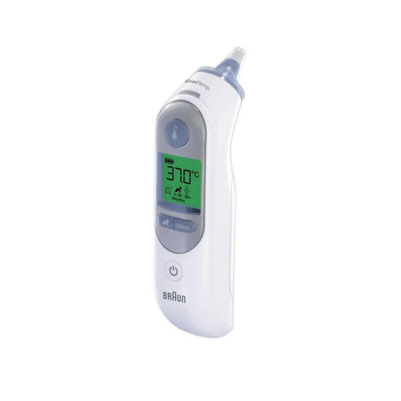 Termómetro Infrarrojo Braun Thermoscan 7 Teledetección Blanco Oído