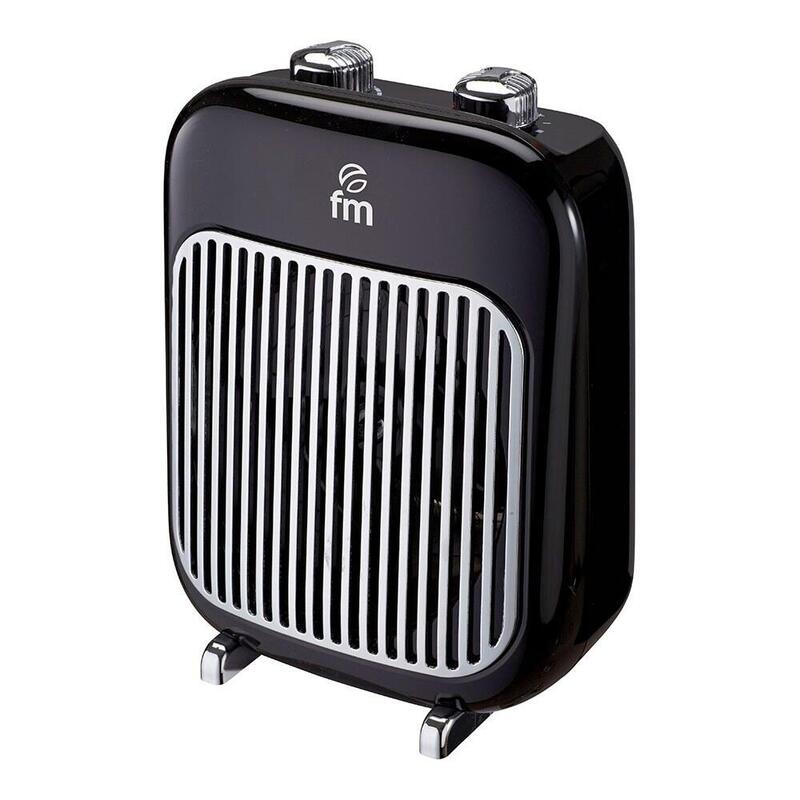Termoventilador 2000w Ip21 Anti-Vuelco Tr-2000, Negro