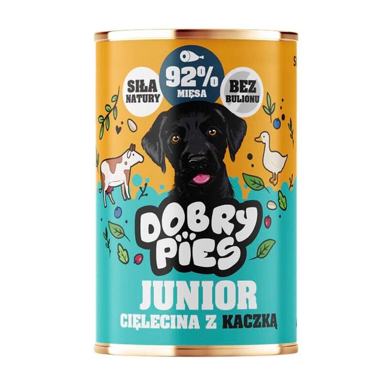Ternera Con Pato Para Perros Jóvenes Good Dog 400 G