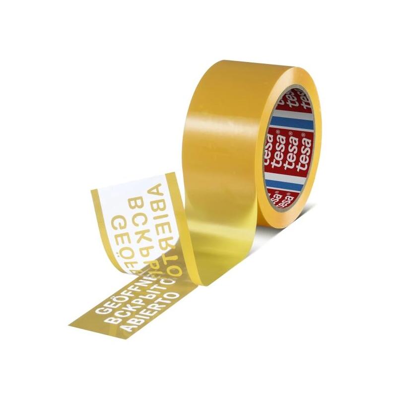 Tesa 64007 Cinta Para Precintado A Prueba De Manipulaciones 50mm X 50 Metros - Para Aplicacion Manual Y Automatica -